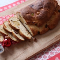kerstbrood met amandelspijs